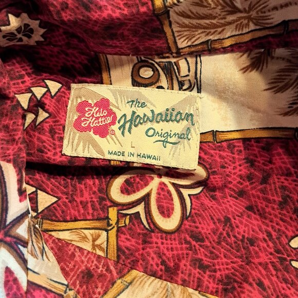 Large Hilo Hattie Hawiian Shirt - Picture 4 of 4